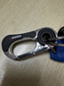 omuda汽車(chē)鑰匙扣男精致高級腰掛防丟結實(shí)耐用不銹鋼雙環(huán)車(chē)鑰匙環(huán)扣掛件 【沉穩黑】不銹鋼雙環(huán) 曬單實(shí)拍圖