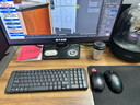 羅技（Logitech）MK220 鍵鼠套裝 無(wú)線鍵鼠套裝 辦公鍵鼠套裝  多媒體鍵鼠套裝 帶無(wú)線2.4G接收器 黑色 曬單實(shí)拍圖
