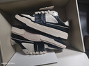 FOOT INDUSTRY 足下工業(yè)「品牌經(jīng)典」90s滑板鞋運動(dòng)休閑復古訓練板鞋男女百搭 黑色/米白 41 曬單實(shí)拍圖