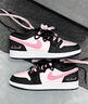 耐克（NIKE）定制AirJordan1AJ1芝芝莓莓蝴蝶結黑粉低幫女子板鞋 芝芝莓莓 定制款不支持退換 贈送 35.5 只賣(mài)正品 假一賠三 曬單實(shí)拍圖
