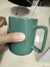 富光陶瓷馬克杯咖啡杯情侶水杯子男女家居辦公牛奶杯禮物茶水杯易清潔 綠色420ml 曬單實(shí)拍圖