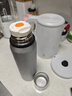 KOKUUN日本品牌大容量保溫杯男士車(chē)載商務(wù)茶水分離泡茶杯雙飲316不銹鋼 鋼本色 1000ML 曬單實(shí)拍圖