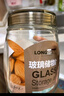 龍士達(dá)玻璃瓶密封罐 1L 3只裝 儲(chǔ)物罐泡酒瓶泡菜瓶雜糧茶葉干果零食瓶 曬單實(shí)拍圖