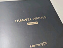HUAWEI WATCH 5 46mm高端款航天級鈦合金表殼木星棕素皮復合表帶首創(chuàng  )X-TAP智感窗鴻蒙AI腕上小藝eSIM通信 曬單實(shí)拍圖