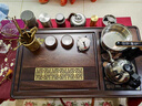 高端烏檀木茶盤(pán)全自動(dòng)套裝一體實(shí)木茶具托盤(pán)整塊原木黑檀木茶臺 蓮韻75×45×5cm【帶燒水壺金灶G9】 曬單實(shí)拍圖