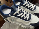 杜莎蕾奴老爹鞋新款潮流男鞋秋冬舒適軟底抗菌男鞋DS2325 白深藍 41 曬單實(shí)拍圖