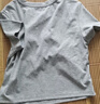 三彩2025夏季新款彩鉆字母T恤圓領(lǐng)正肩短袖上衣短款修身顯瘦M 花灰色 XL 170/92A 曬單實(shí)拍圖
