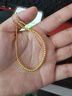吾皇老金黃金小金珠足金999古法DIY配件散珠金珠轉運珠送禮佳品 約0.03g 曬單實(shí)拍圖