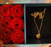 中國黃金China Gold四葉草黃金項鏈女2025新款吊墜七夕情人節(jié)禮物送女友老婆媽媽生日 【京速達】足金吊墜[送S925鏈] 曬單實拍圖