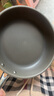 紅廚鈦陶瓷平底鍋24cm家用不粘鍋牛排小煎鍋煎蛋煎餅鍋有蓋炒菜鍋 曬單實(shí)拍圖