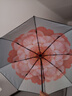 蕉下（beneunder）防紫外線遮陽(yáng)傘三折雙層黑膠晴雨傘防曬傘BM664花椿 曬單實(shí)拍圖