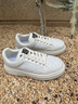 卡賓小白鞋男鞋春季潮流男士板鞋百搭休閑鞋子男低幫厚底增高運動(dòng)鞋男 白色 41 曬單實(shí)拍圖