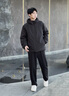 森馬（Semir）王安宇同款棉服男發(fā)熱科技棉外套三防保暖棉衣25新款冬裝連帽上衣 黑色90001 M 曬單實(shí)拍圖