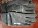 麂皮絨手套男士秋冬戶(hù)外騎行加絨保暖防寒加厚開(kāi)車(chē)觸屏外賣(mài)手套男 男士麂皮絨全指灰色 均碼 曬單實(shí)拍圖
