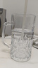 青蘋果啤酒杯加大容量615ml兩只 酒吧KTV家用加厚玻璃扎啤杯 為蘇超干杯 曬單實拍圖
