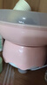拜杰棉花糖機器DIY全自動(dòng)家用棉花糖制作機器電動(dòng)彩糖機商用擺攤機器小孩兒童節禮物 蛋殼型粉色中號（不挑糖源） 曬單實(shí)拍圖