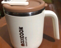 美廚（maxcook）316不銹鋼馬克杯水杯 保溫杯子帶蓋咖啡燕麥早餐茶杯450ml 焦糖棕 曬單實(shí)拍圖