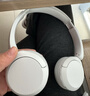 索尼（SONY）WH-CH520 舒適高效無(wú)線(xiàn)頭戴式藍牙耳機 舒適佩戴 音樂(lè )耳機 白色 雙11 購物推薦 曬單實(shí)拍圖