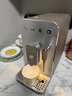 SMEG/斯麥格【國家補貼】咖啡機全自動(dòng)研磨一體家用小型磨豆奶泡萃取意式美式辦公室家電BCC02生日禮物 磨砂咖啡色 曬單實(shí)拍圖