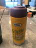 復古系列316L不銹鋼吸管杯小學(xué)生兒童水杯570ml保溫杯+杯套 橘色 曬單實(shí)拍圖