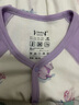ibaby嬰兒連體衣針織長袖爬服寶寶秋季衣服新生兒哈衣 花漾絨兔 80cm 曬單實拍圖
