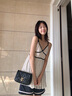 CinvaiKrose通勤包包女包2025年新款斜挎包女士單肩菱格鏈條包教師節(jié)禮物生日 黑色Black【小號】送女友老婆走心 曬單實拍圖