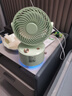 REWILD桌面電風(fēng)扇無(wú)線(xiàn)充電USB加濕器二合一噴霧小風(fēng)扇宿舍辦公室便攜搖頭大風(fēng)力小型迷你2025新款 牛油綠【usb充電+噴霧加濕+搖頭+夜燈】 長(cháng)久續航|便攜加濕 曬單實(shí)拍圖