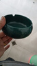 煙灰缸家用創(chuàng  )意潮流個(gè)性陶瓷辦公室煙缸大氣中式創(chuàng  )意客廳大號輕奢 小號純色煙灰缸-墨綠 曬單實(shí)拍圖