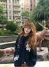 哈魯迪棒球服外套女2025秋季新款寬松百搭學(xué)生刺繡可愛(ài)卡通小狗夾克衛衣 藏青色 常規款320克 （刺繡字母隨機） L 100-120 曬單實(shí)拍圖