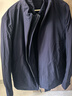 雅戈爾（YOUNGOR）羽絨服男連帽羽絨服聚酯纖維面料鵝絨填充保暖舒適 藏青VLYD419889FTA XL 180/100A 曬單實(shí)拍圖