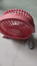 電風(fēng)扇家用桌面風(fēng)扇usb小風(fēng)扇插電迷你電扇4寸學(xué)生宿舍辦公室臥室臺(tái)扇制冷 粉色-USB插電款 曬單實(shí)拍圖