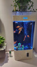 美諾魚(yú)缸客廳半圓型魚(yú)缸屏風(fēng)大中小型家用落地式玻璃金魚(yú)缸生態(tài)免換水 白冰花 60*40*138 曬單實(shí)拍圖