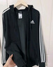 adidas休閑舒適三條紋立領(lǐng)夾克外套男裝秋季阿迪達(dá)斯官方輕運(yùn)動(dòng) 黑色/白(推薦選大一碼) L 曬單實(shí)拍圖