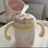 babycare兒童保溫杯嬰幼兒1-3歲316L不銹鋼嬰兒保溫杯水壺寶寶幼兒園水杯 贈直通吸嘴-把手款 歐珀粉 300ml 曬單實拍圖
