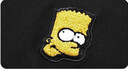 THE SIMPSONS辛普森一家240g重磅純棉短袖t恤夏季透氣2025新款潮流寬松情侶裝 藏青色 L 曬單實(shí)拍圖