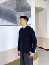 九牧王【可機洗羊毛衫】含羊毛毛衣男士25秋季新款彈性鎖溫保暖毛衣上衣 時尚版+藏青+TK1EX50339 L 175/96A(50) 曬單實拍圖