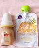 小皮（Little Freddie）果泥嬰兒水果泥6個月以上寶寶輔食無添加糖鹽歐洲原裝進口輔食泥 【活動】樹莓香蕉桃泥 100g*1袋 曬單實拍圖
