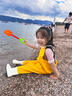 羚特趕海連體褲兒童玩水連體衣沙水服涉水服下水褲-檸檬黃 29 曬單實(shí)拍圖
