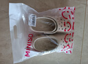 名創(chuàng)優(yōu)品（MINISO）洞洞鞋女夏季外穿沙灘涼鞋防滑厚底踩屎感腳包頭涼拖鞋骨白36-37 曬單實拍圖
