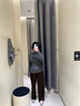 UR2025秋季新款女裝假兩件金屬紐扣長(cháng)袖針織衫UWG950209+ 中灰花灰 M 曬單實(shí)拍圖