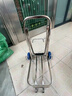 匠者手推車(chē)折疊爬樓梯車(chē)便攜小拉車(chē)行李手拉車(chē)載重王不銹鋼拉桿車(chē)拖車(chē) 不銹鋼大號 曬單實(shí)拍圖