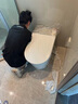 九牧（JOMOO）智能馬桶一體機家用馬桶升級旋風(fēng)魔力泡零壓免觸坐便器ZS710J 旋風(fēng)魔力泡+UV水路殺菌+雙控翻蓋 305坑距(290-390以內(nèi)) 曬單實拍圖