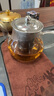 沽咚小茗玻璃茶具整套小茶杯套裝泡茶器全裝家用喝茶功夫茶具配件帶過(guò)濾 直把9件套（加大茶壺）-650ml壺 曬單實(shí)拍圖
