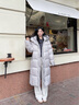 ONLY2025冬季新款厚實(shí)保暖立領(lǐng)連帽寬松長(cháng)款羽絨服女|125412001 C42蒸汽藍灰色 XS 曬單實(shí)拍圖