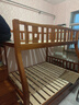 琛悅居【一天速發(fā)】胡桃木上下層全實(shí)木兒童上下床鋪高低雙層子母床 梯柜款 上鋪寬1.3米下鋪寬1.5米 曬單實(shí)拍圖