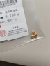 喜上眉梢足金999轉(zhuǎn)運(yùn)珠3D硬金拋光面珠磨砂路路通DIY配飾散珠送禮女 4mm古法【約0.75g】多顆重版 曬單實(shí)拍圖