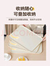 特美居長(cháng)方形托盤(pán)蛋糕水果盤(pán)子茶盤(pán)果盤(pán)收納盤(pán)配菜餐盤(pán)加厚特大號米白色 曬單實(shí)拍圖