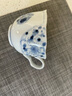 KINGZUO日本進(jìn)口陶瓷咖啡杯釉下彩日式青花下午茶套裝帶碟咖啡杯子 花伊萬(wàn)里 曬單實(shí)拍圖