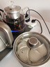 暢茶純鈦茶臺燒水壺全自動底部上水電熱水壺家用嵌入恒溫保溫燒水煮茶一體辦公室茶桌茶具泡茶壺煮茶器 1L 純鈦燒水壺+煮茶+消毒鍋款 20X37CM 曬單實拍圖