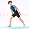 李寧兒童游泳衣男童男孩2025新款連體中大童青少年專業(yè)訓(xùn)練初中生泳裝 曬單實(shí)拍圖